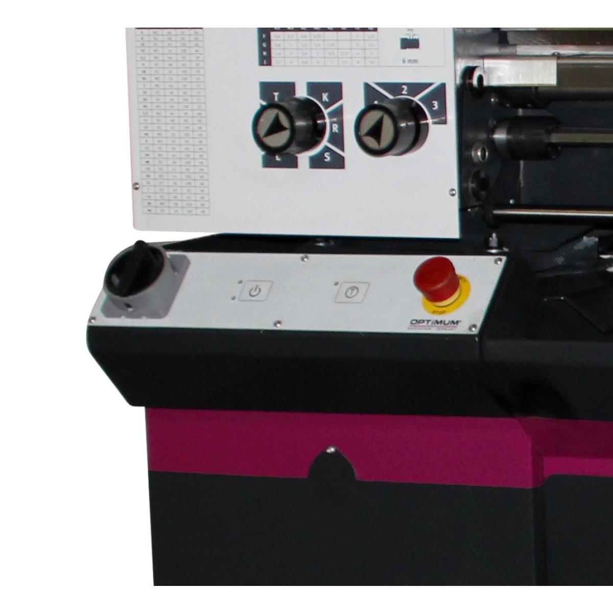 Optimum Leit- und Zugspindeldrehmaschine OPTIturn TM 3310V