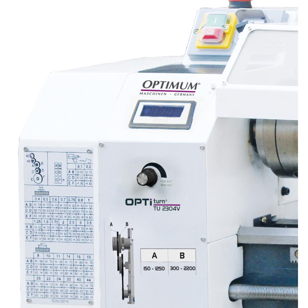 Optimum Drehmaschine OPTIturn TU 2304V