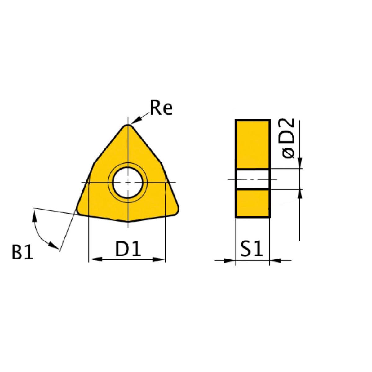Optimum HM-Ersatzwendeplatten  ISO WNMG080408