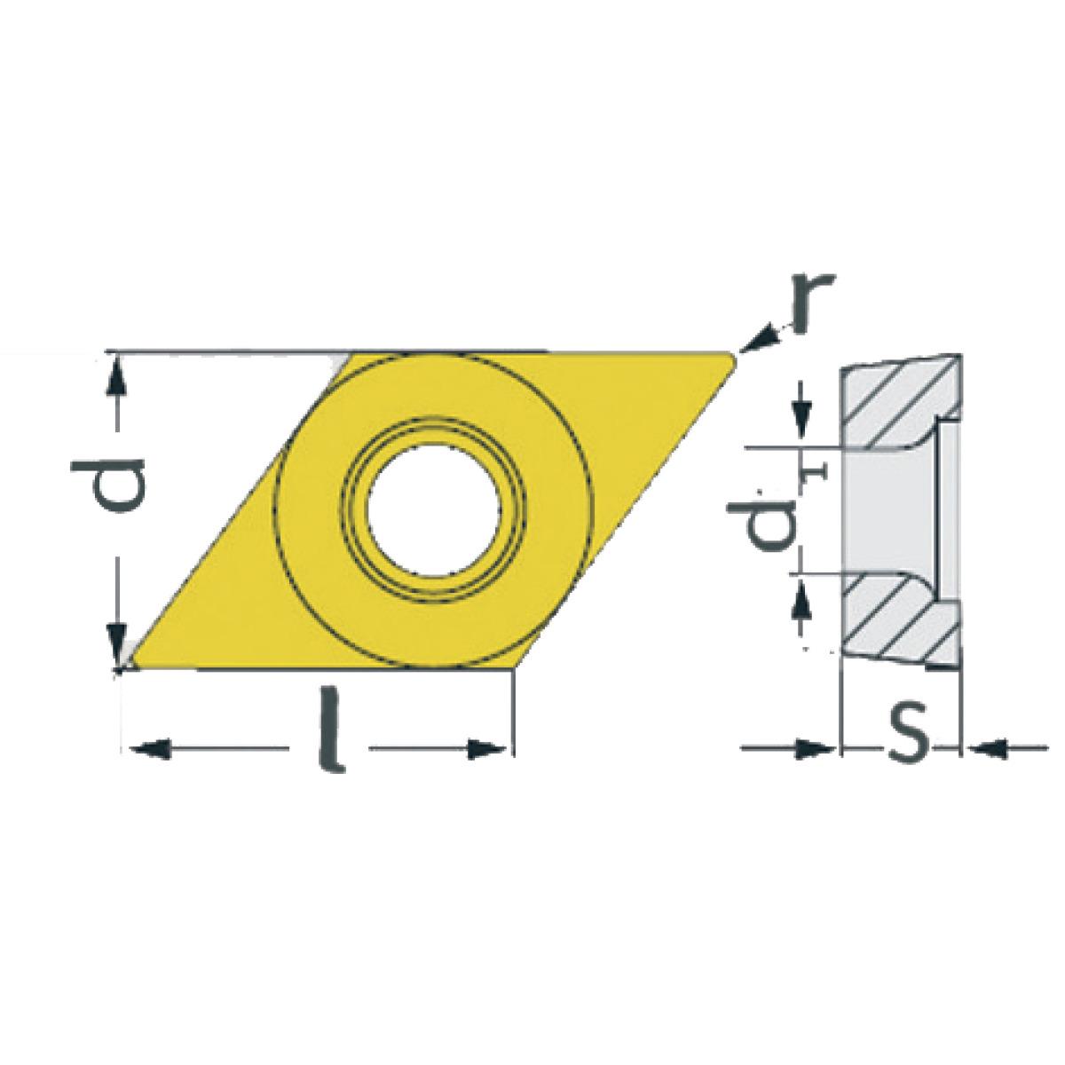Optimum HM-Ersatzwendeplatten  ISO DCMT070204