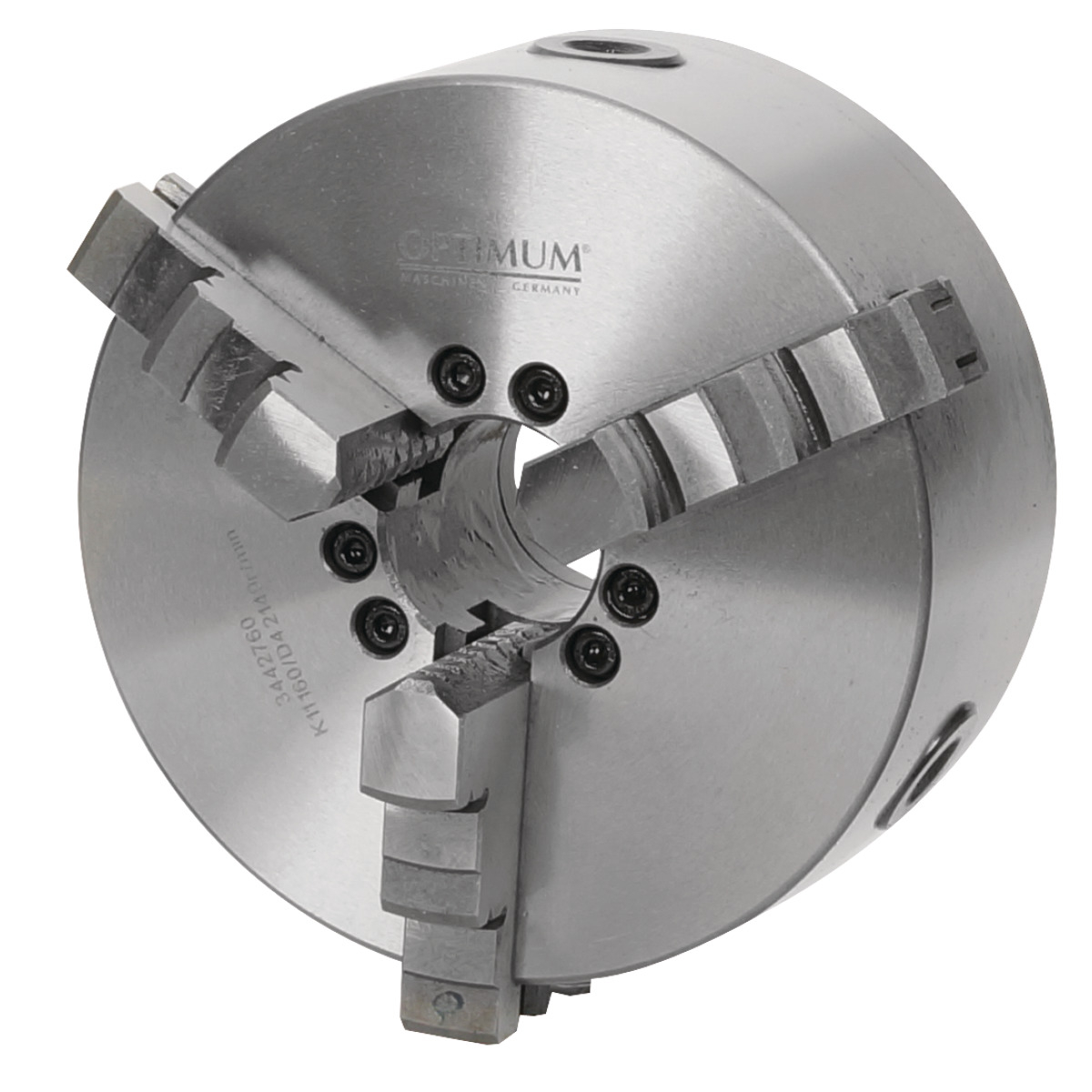 Optimum OPTIMUM Dreibackendrehfutter zentrisch spannend  Ø 250 mm Camlock DIN ISO 702-2 Nr. 6