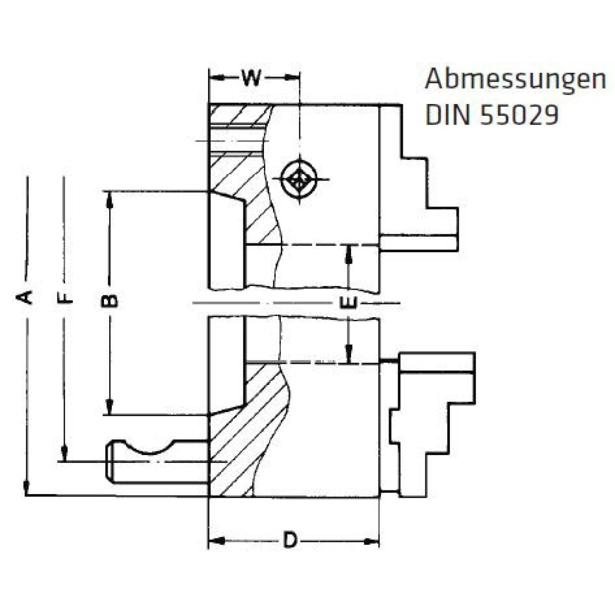 ELMAG RÖHM-Dreibacken Drehfutter