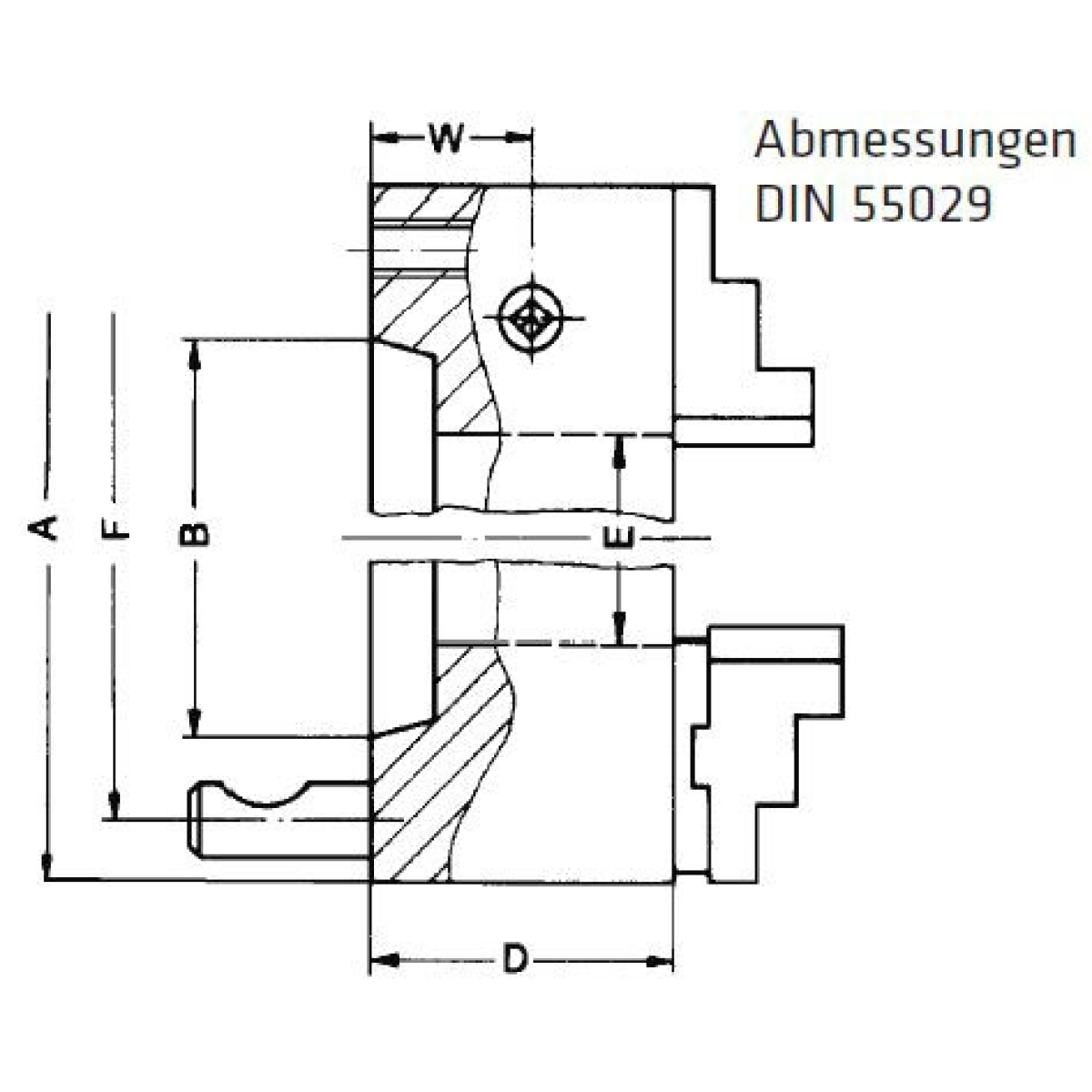 ELMAG RÖHM-Dreibacken Drehfutter