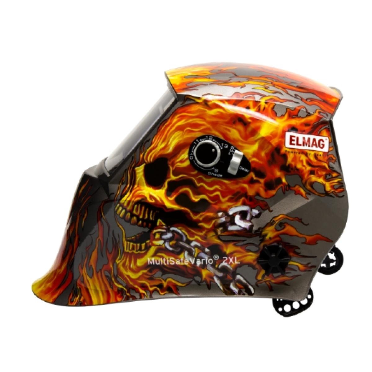 ELMAG Automatik-Kopfschweißschirm, Design "FLAME"