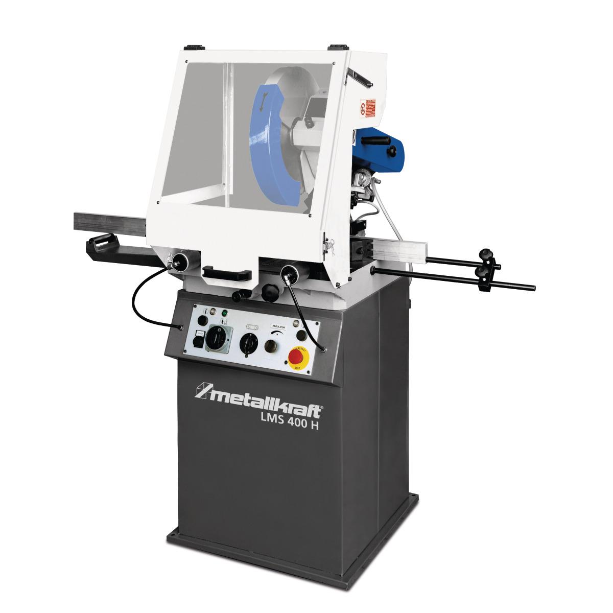 Metallkraft Halbautomatische Leichmetallkreissäge LMS 400 H Aktions-Set