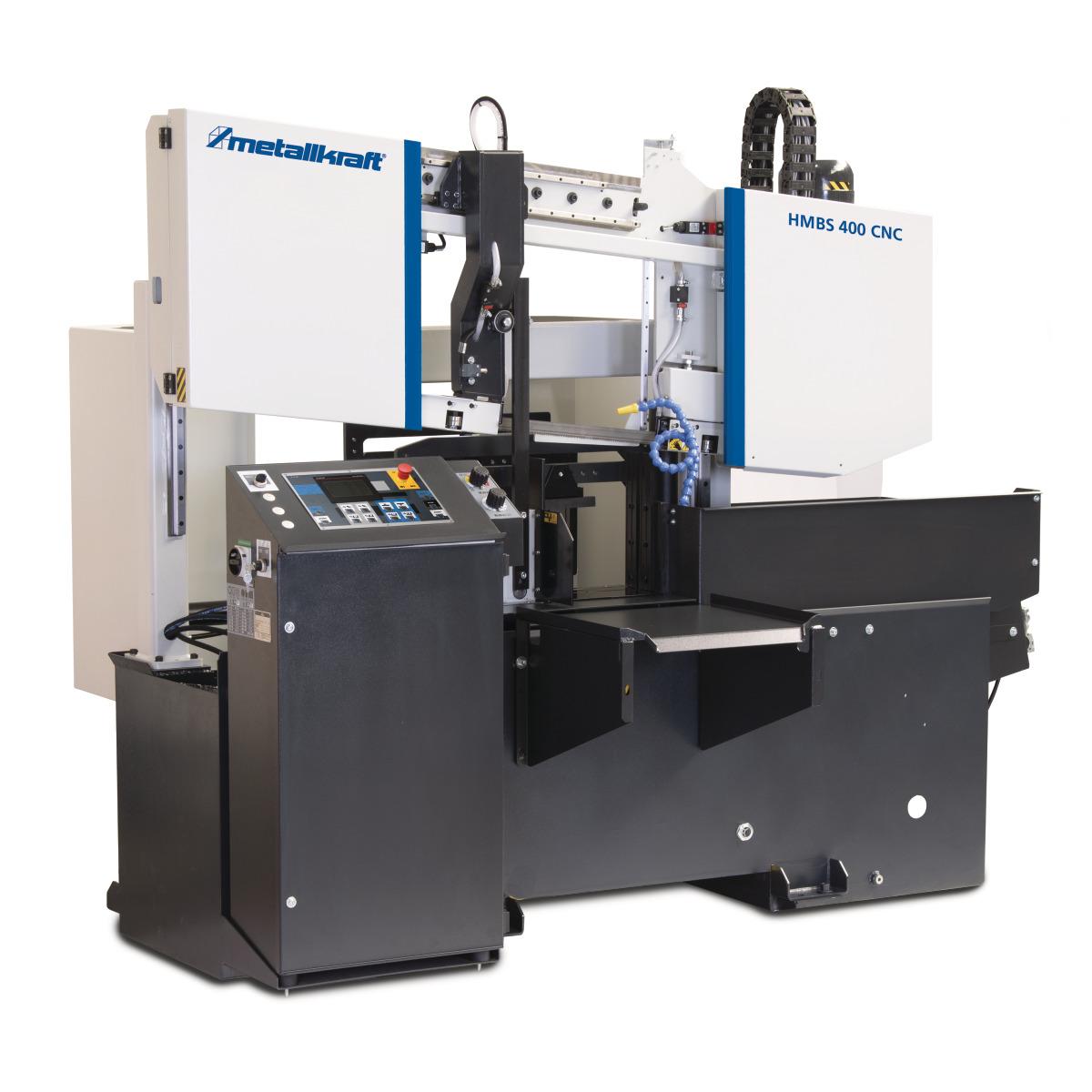 Metallkraft Vollautomatische Zwei-Säulen-Horizontal-Metallbandsäge  HMBS 400 CNC