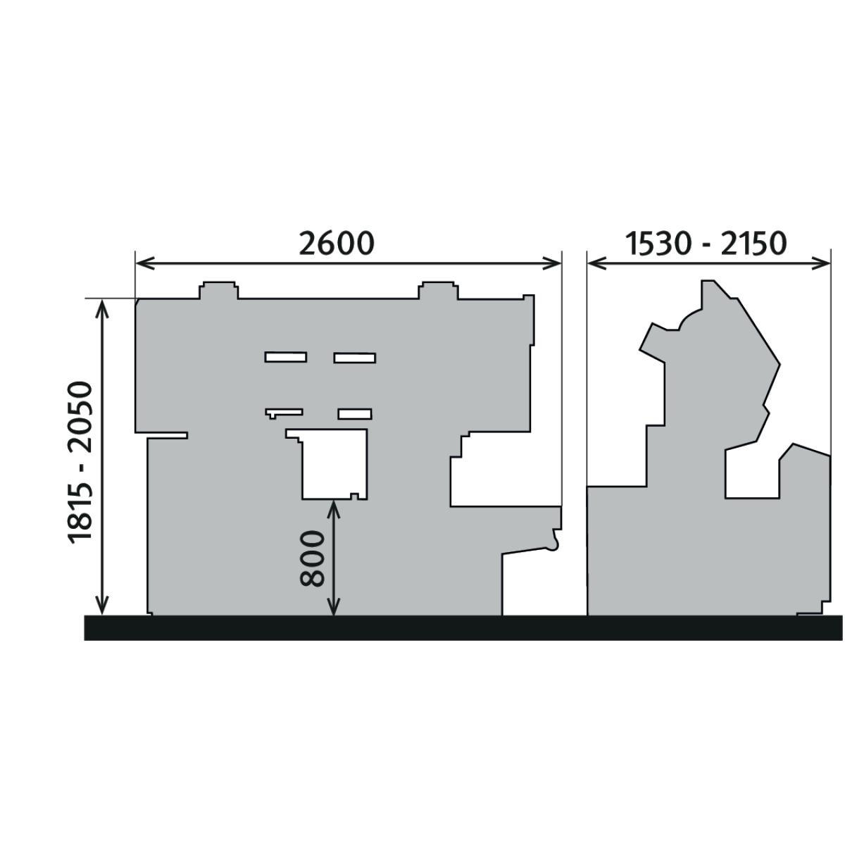 Metallkraft Vollautomatische Zwei-Säulen-Horizontal-Metallbandsäge  HMBS 400 CNC