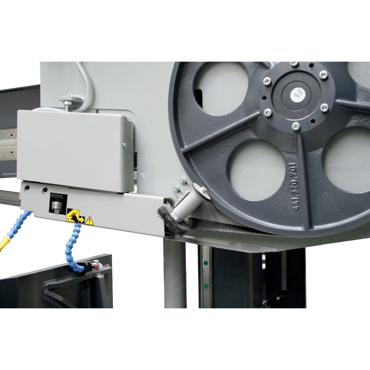 Metallkraft Vollautomatische Zwei-Säulen-Horizontal-Metallbandsäge  HMBS 340 CNC-DG-X