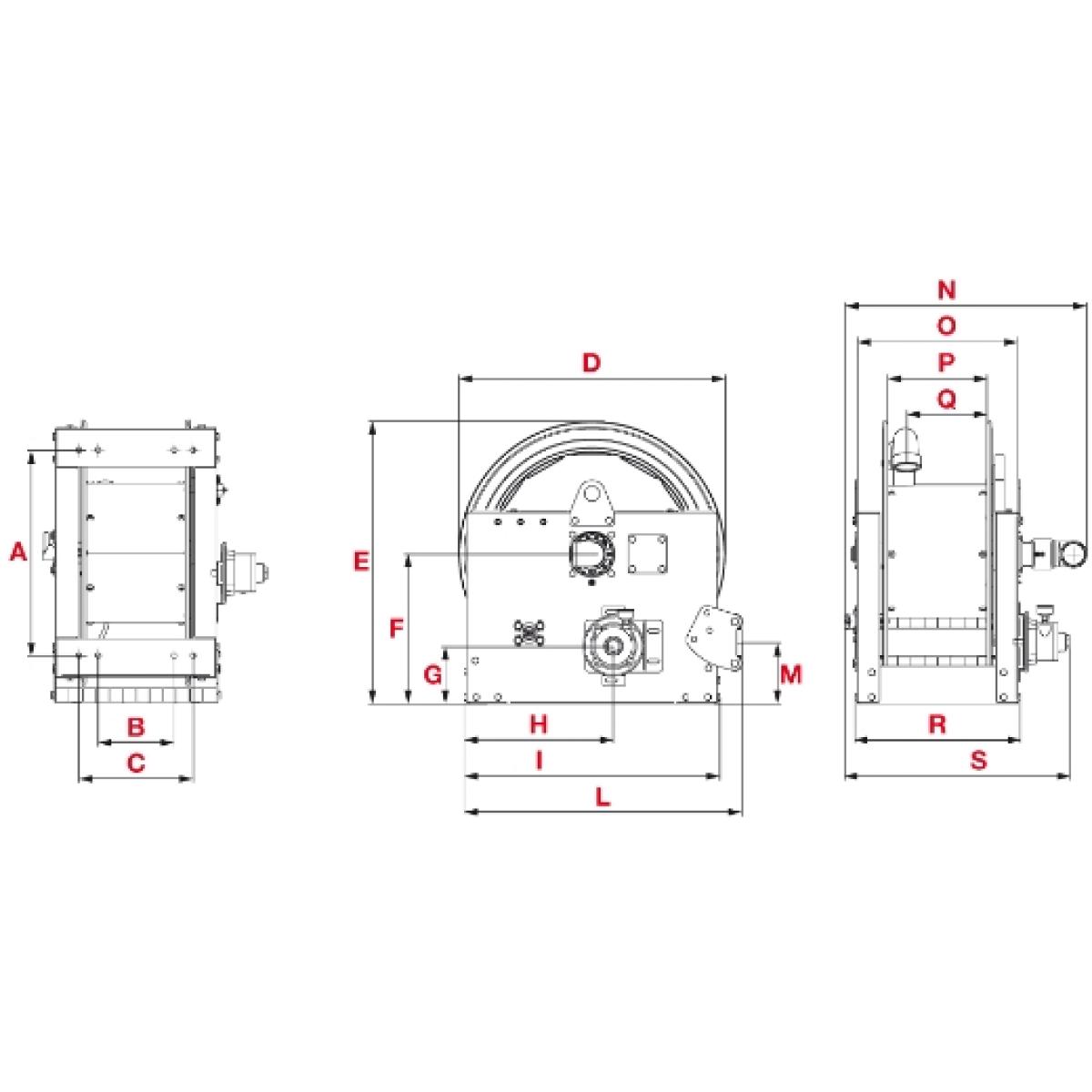 ELMAG INDUSTRIE Schlauchaufroller Serie 700 / L 550