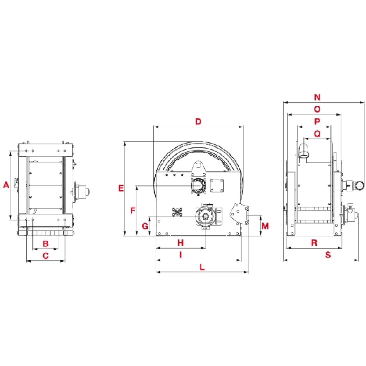 ELMAG INDUSTRIE Schlauchaufroller Serie 700 / L 690
