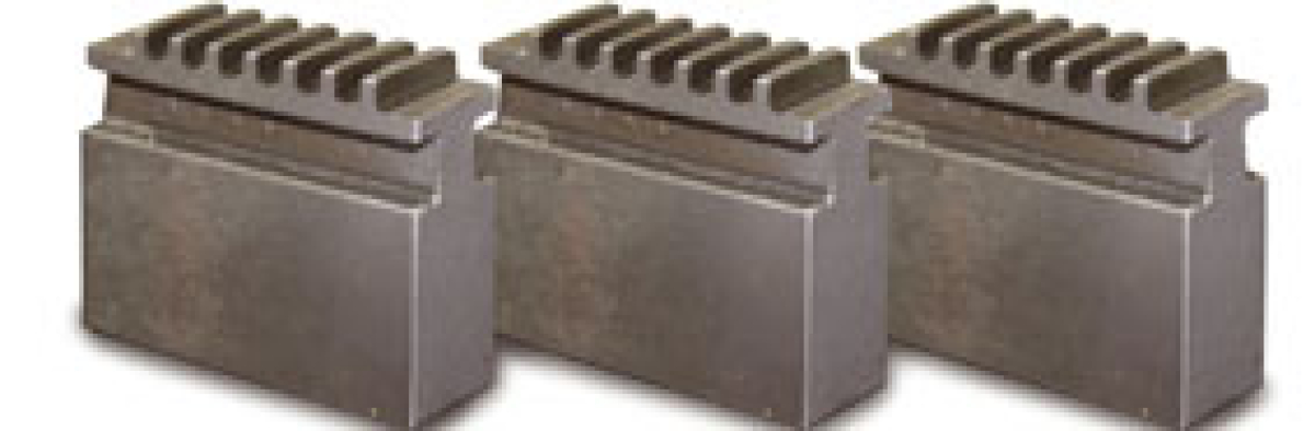 Optimum Blockbackensatz weich  Für Dreibackendrehfutter Ø 125 mm DIN 6350