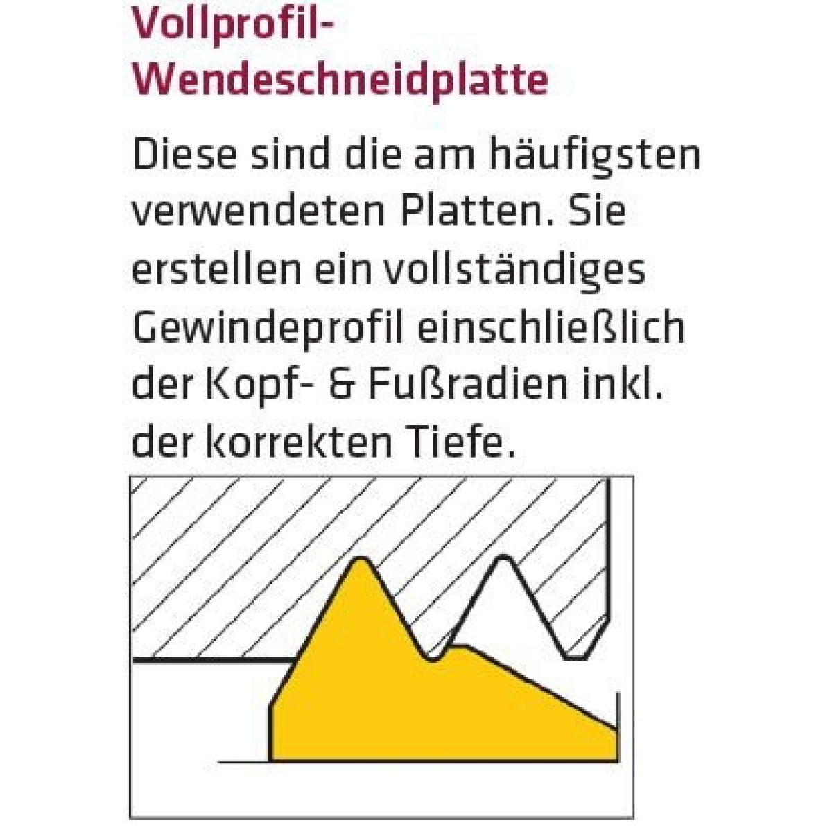 ELMAG Wendeschneidplatte 16NR26W