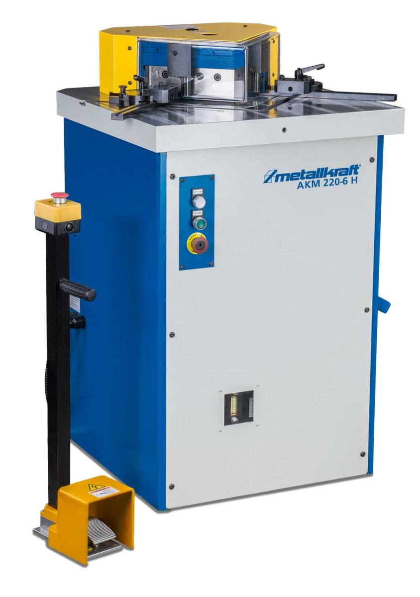Metallkraft Hydraulische Ausklinkmaschine AKM 220-6 H