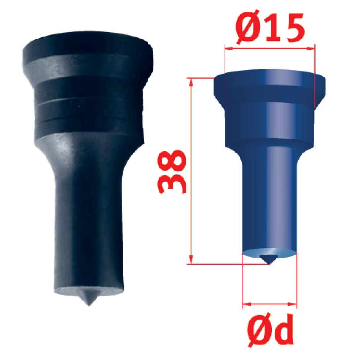 Metallkraft Rundstempel Nr.1 Ø 14,5 mm