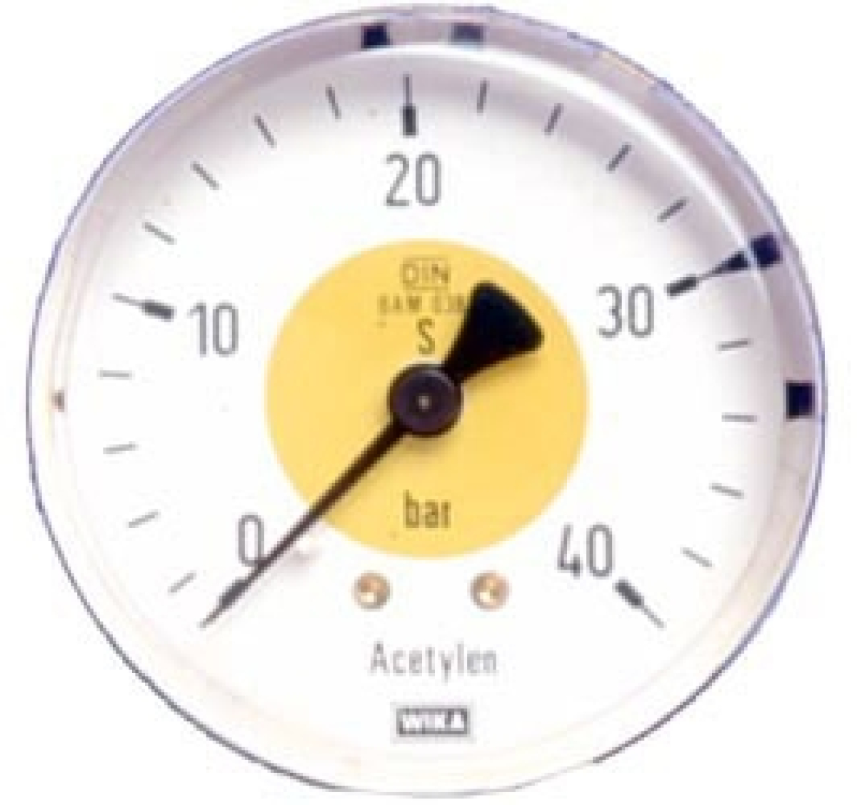 ELMAG Flaschendruckmanometer (Azetylen)