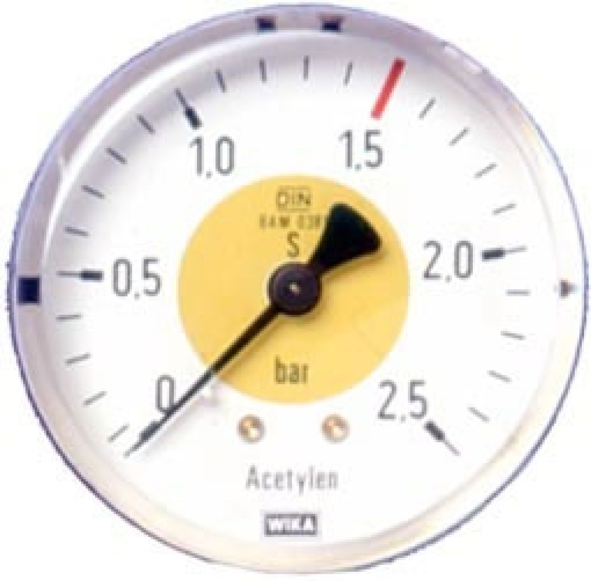 ELMAG Arbeitsdruckmanometer (Azetylen)