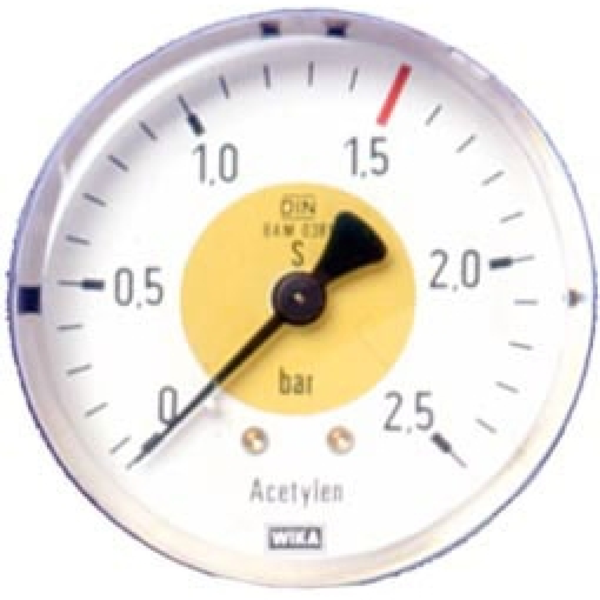 ELMAG Arbeitsdruckmanometer (Azetylen)