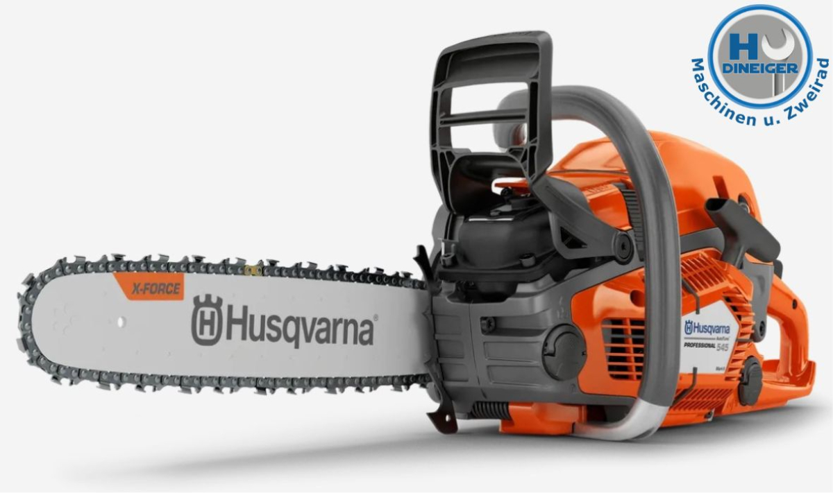 967690635 Husqvarna Motorsäge 545 MARK 2 mit Schiene und Kette  inkl 4 Ketten (SP33G) 38cm / 15" - 0.325" - 1,3 mm