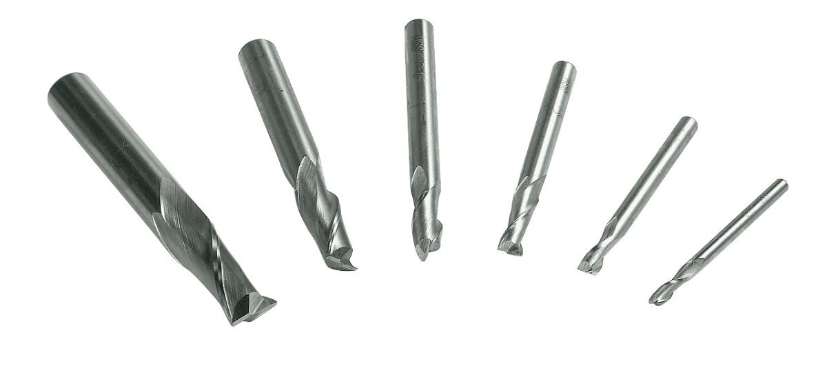 42-1000 Bernardo Fräswerkzeuge Satz Schaftfräser 3 - 10 mm, 6-tlg.