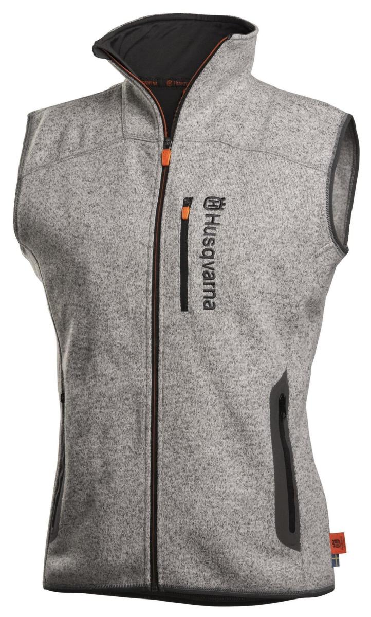 593254350 Husqvarna Fleeceweste Damen Xplorer stahlgrau M