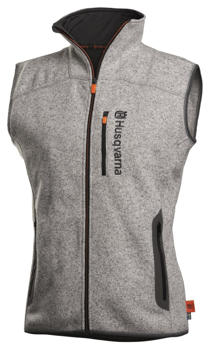 593254354 Husqvarna Fleeceweste Damen Xplorer stahlgrau L