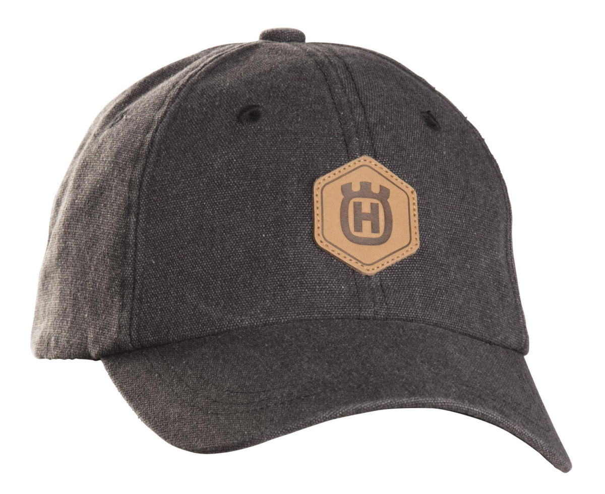 593254001 Husqvarna Kappe Xplorer granit Leder-Patch