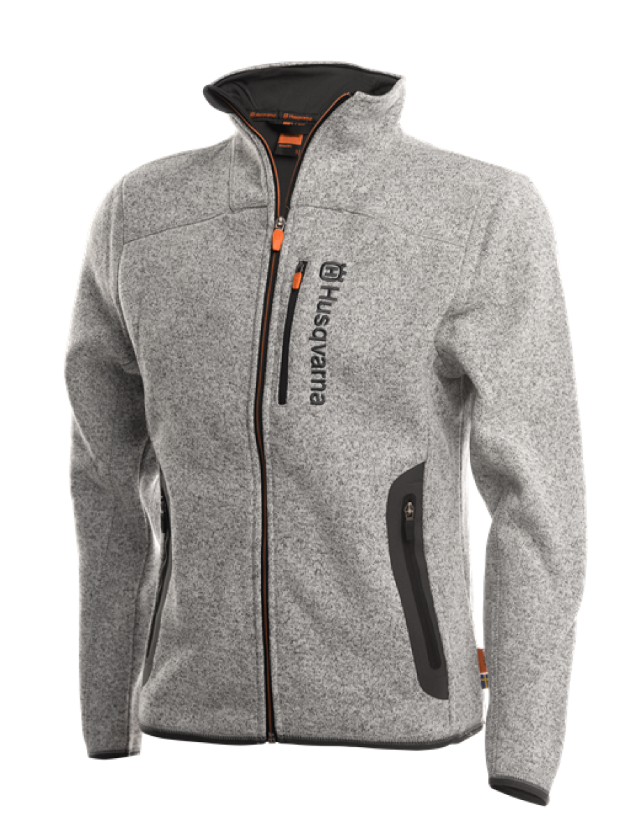 593252250 Husqvarna Fleecejacke Damen stahlgrau Gr. M