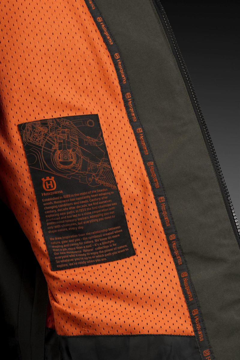 593250554 Husqvarna Jacke Softshell Xplorer grün Gr. L
