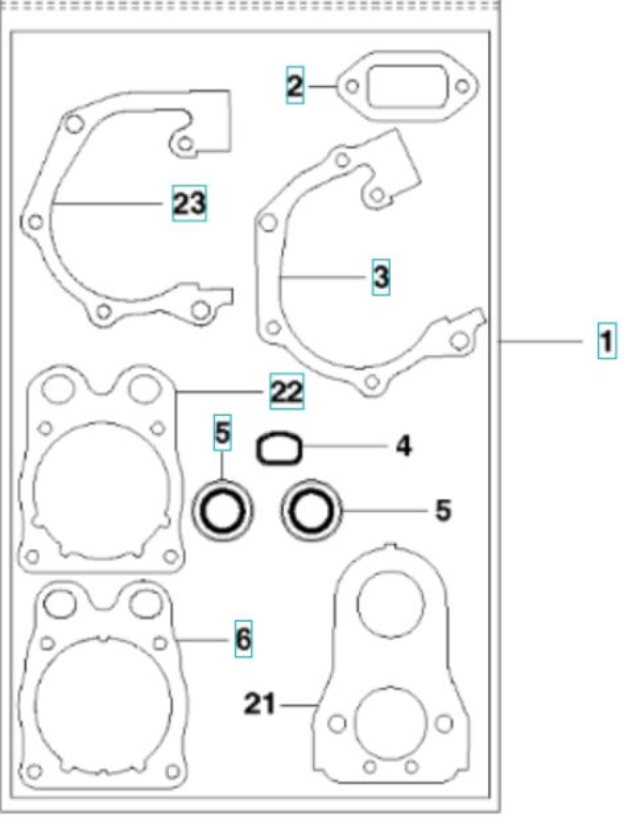 581357402 Husqvarnacp Ersatzteil DICHTUNGSSATZ
