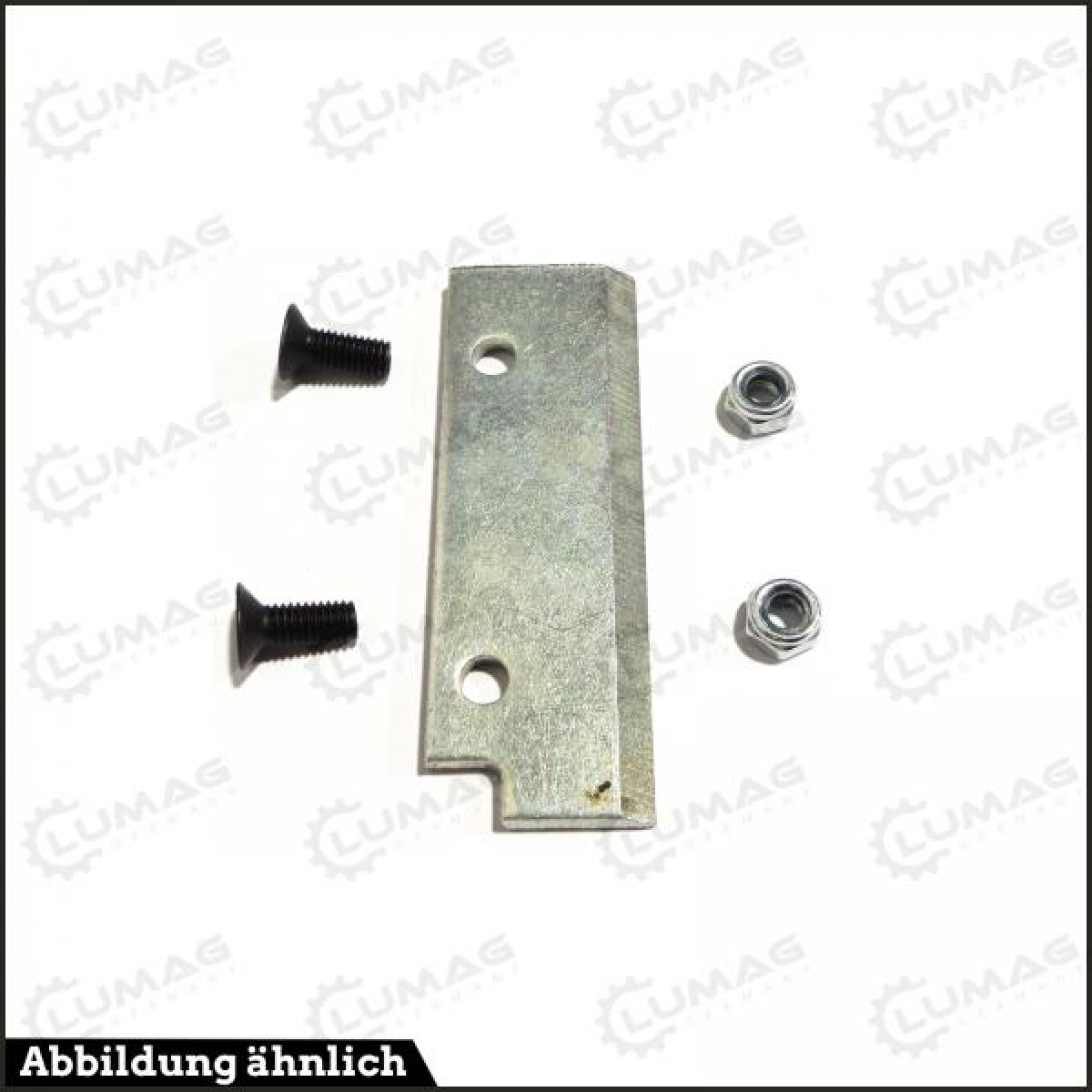 Lumag Maschinen Schneideplättchen für 200 mm Bohraufsatz 1 Set passend zu Erdbohrgerät EB 520G SET