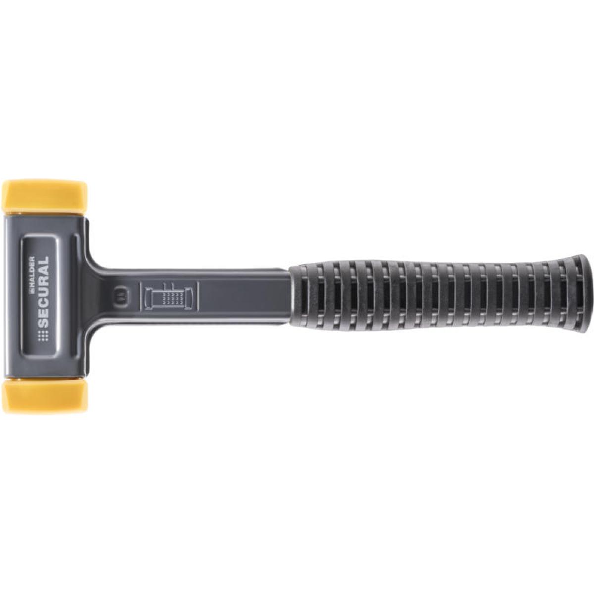 SECURAL-Schonhammer rückschlagfrei 30x40mm, Einsätze: Polyurethan