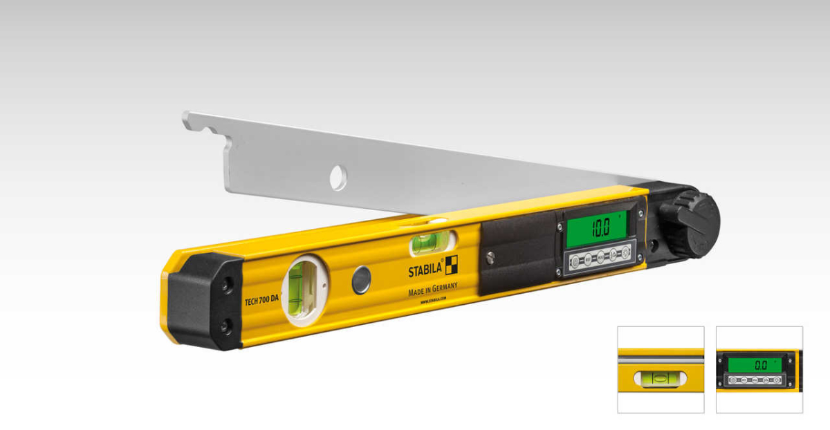 STABILA Elektronik-Winkelmesser TECH 700 DA, 45 cm
