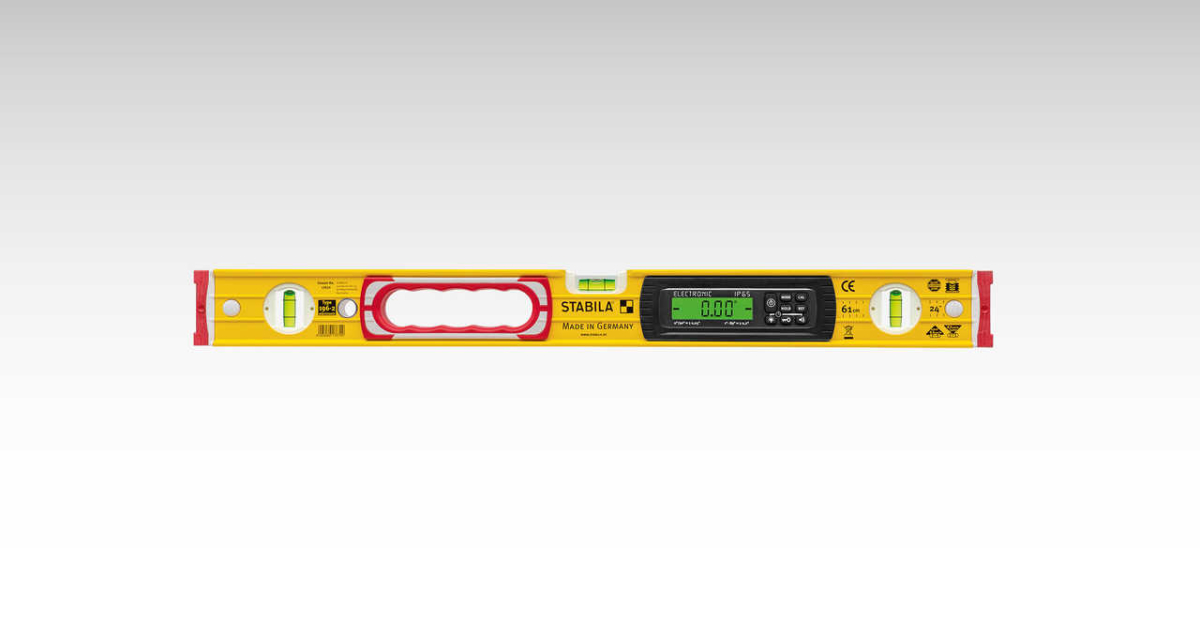 STABILA 'Elektronik-Wasserwaage TECH 196 electronic IP 65, 81 cm, mit Wasserwaagen-Tasche