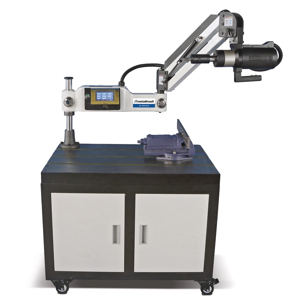 Metallkraft Elektrische Gewindeschneidmaschine  GS 1200-24 E Aktions-Set inkl. Unterbau