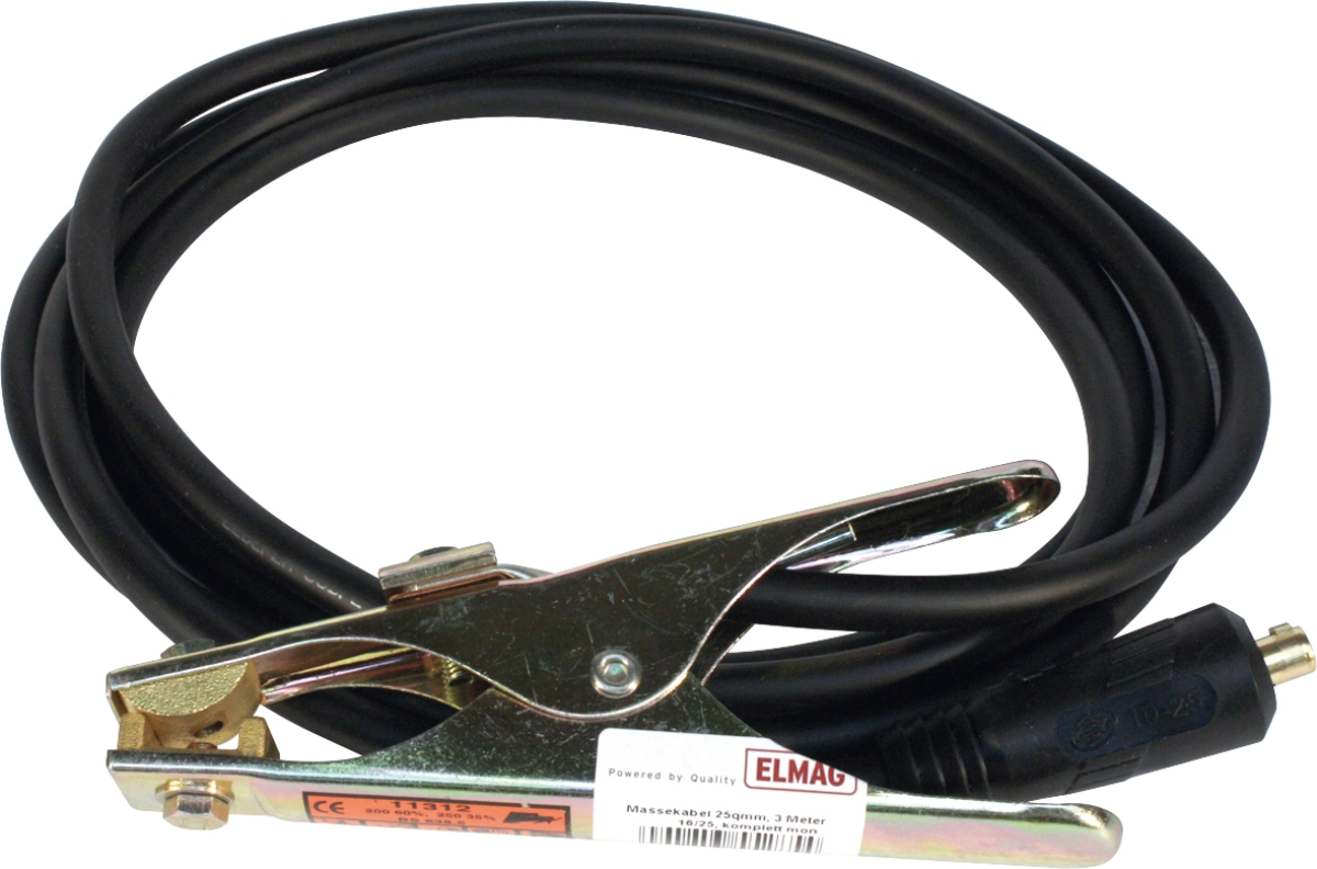 ELMAG Massekabel 25mm², 3 Meter