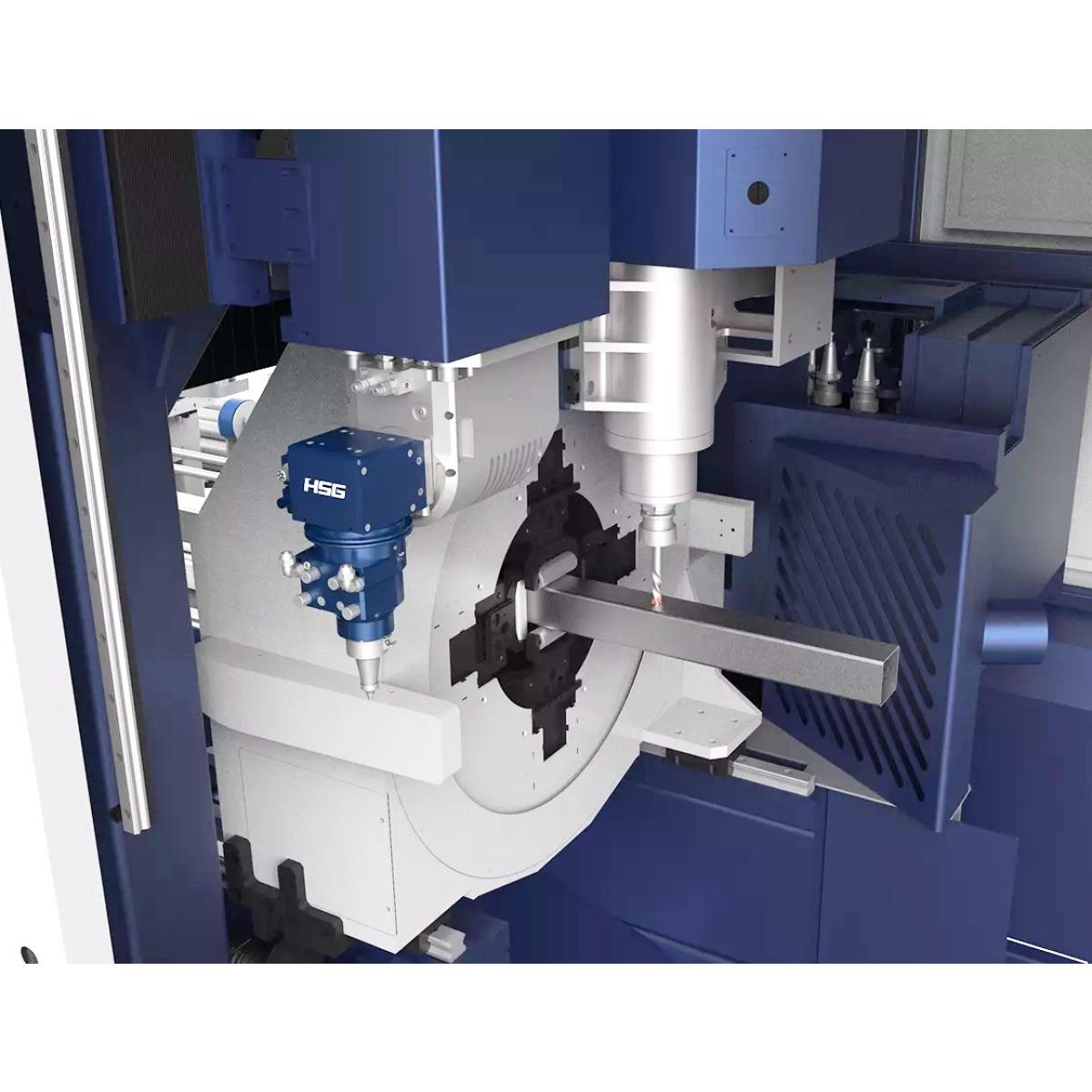Metallkraft Rohr-Laserschneidanlagen mit Bohr- und Gewindeschneidfunktion  TP 65 SD 6kW