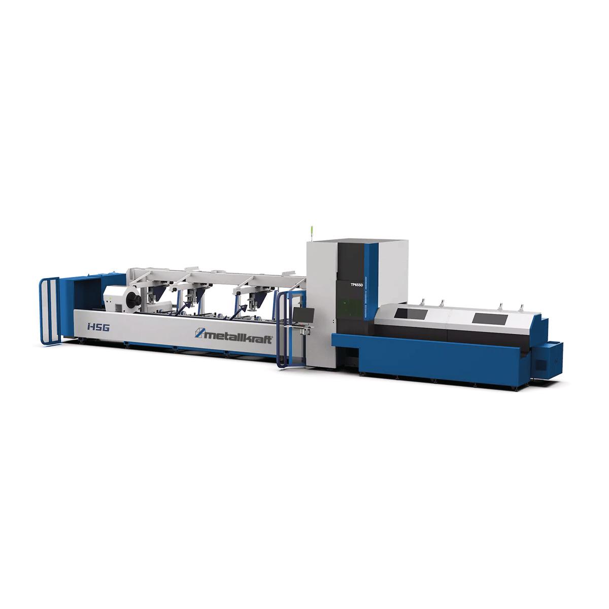 Metallkraft Rohr-Laserschneidanlagen mit Bohr- und Gewindeschneidfunktion  TP 65 SD 6kW