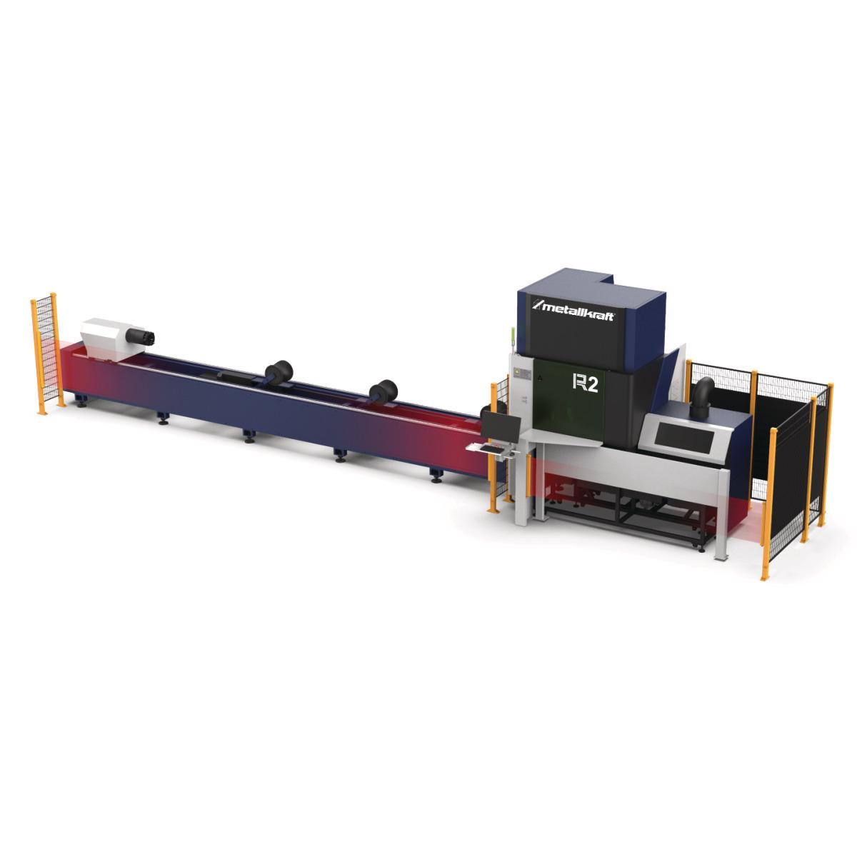 Metallkraft Rohrlaserschneidmaschine  R2 6kW Raycus