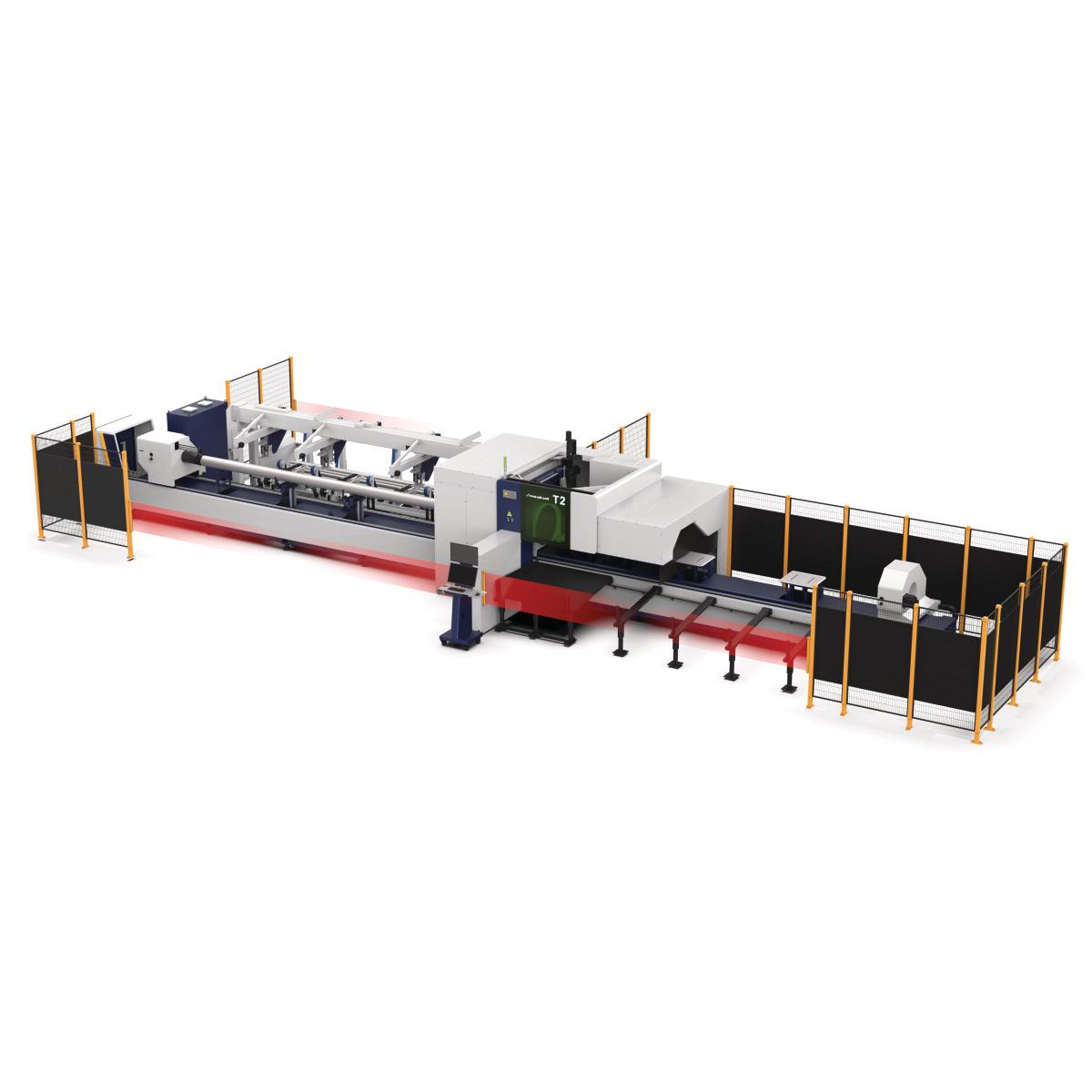 Metallkraft Rohrlaserschneidmaschine  T2 6kW Raycus 7 m