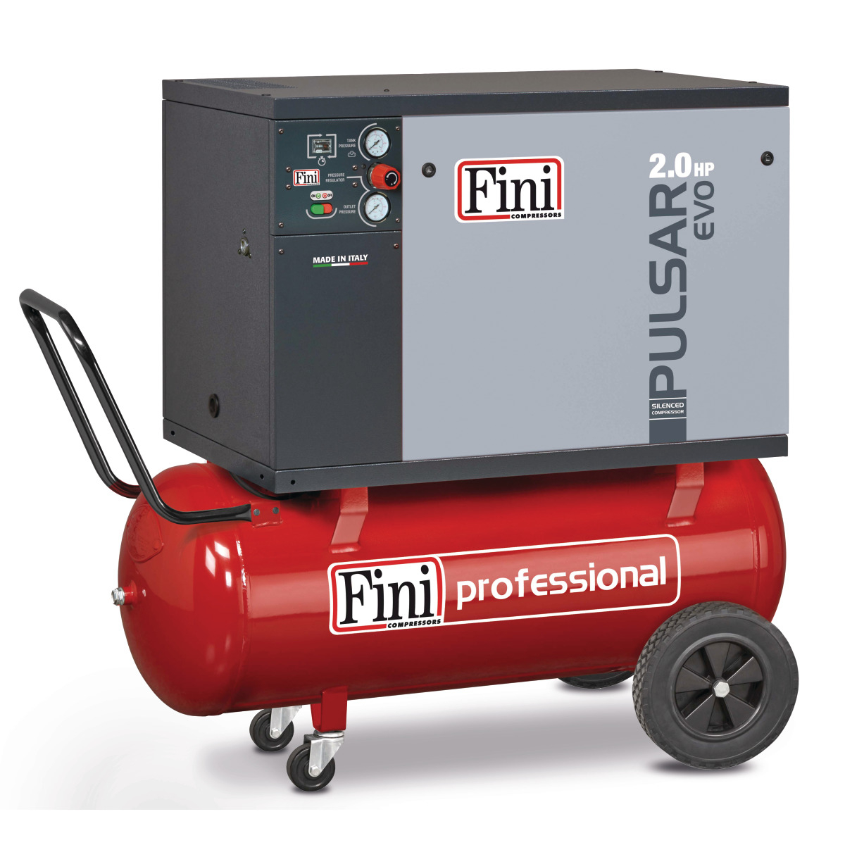 Fini Mobiler Kolbenkompressor SILENT PULSAR/S 103-90-3M