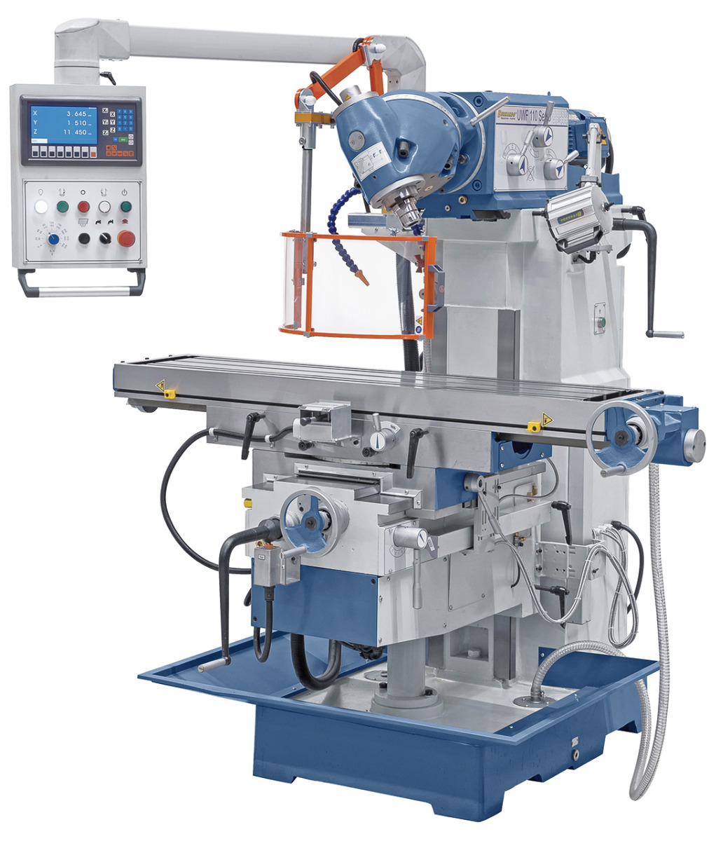 02-1282XL0 Bernardo Universalfräsmaschine UWF 110 Servo - 1000 inkl. 3-Achs-Digitalanzeige