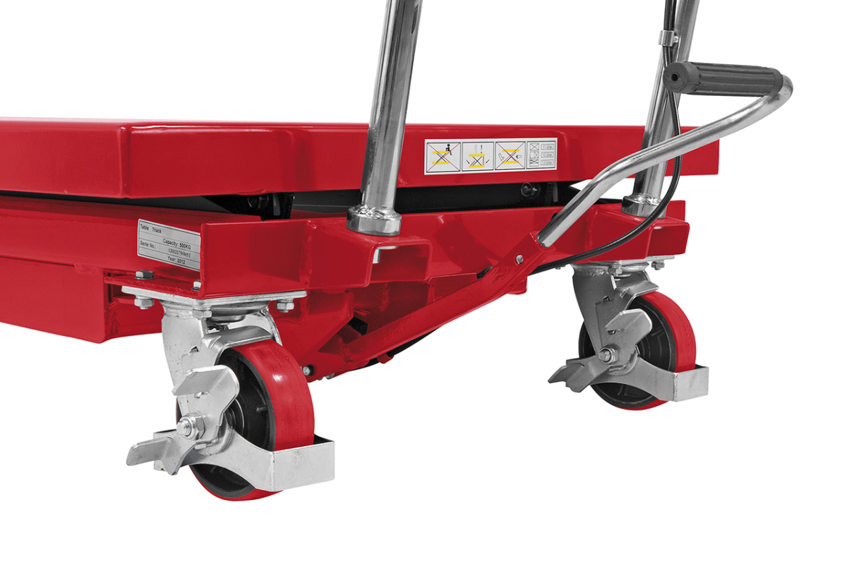 07-1101 Bernardo Hydraulik-Scherenhubtische mit großer Tischplatte TG 500