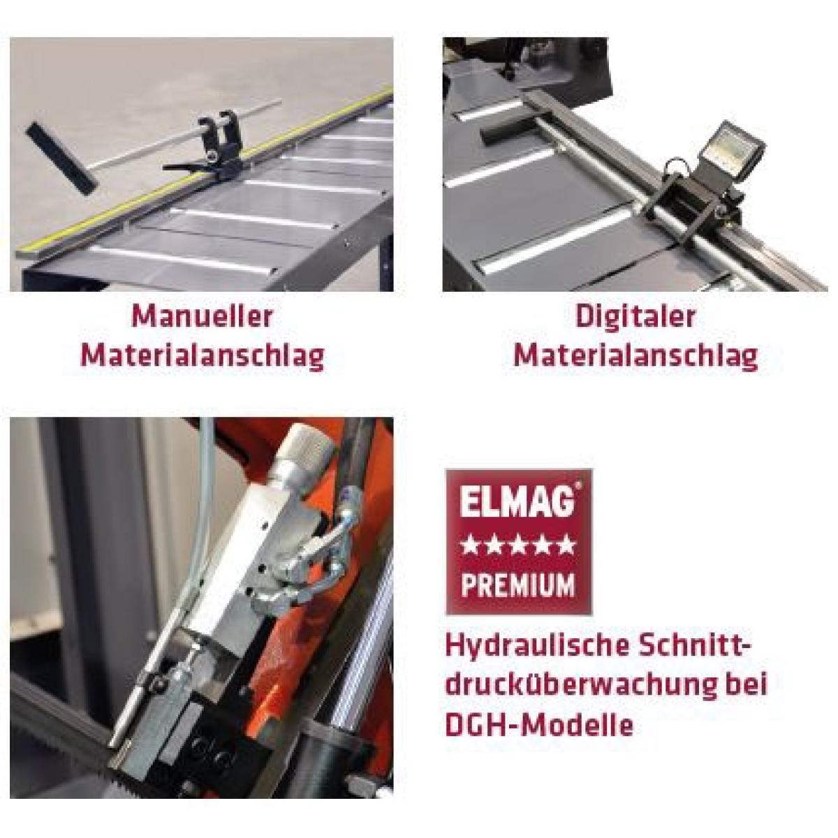 ELMAG BOMAR Metall-Bandsägemaschine