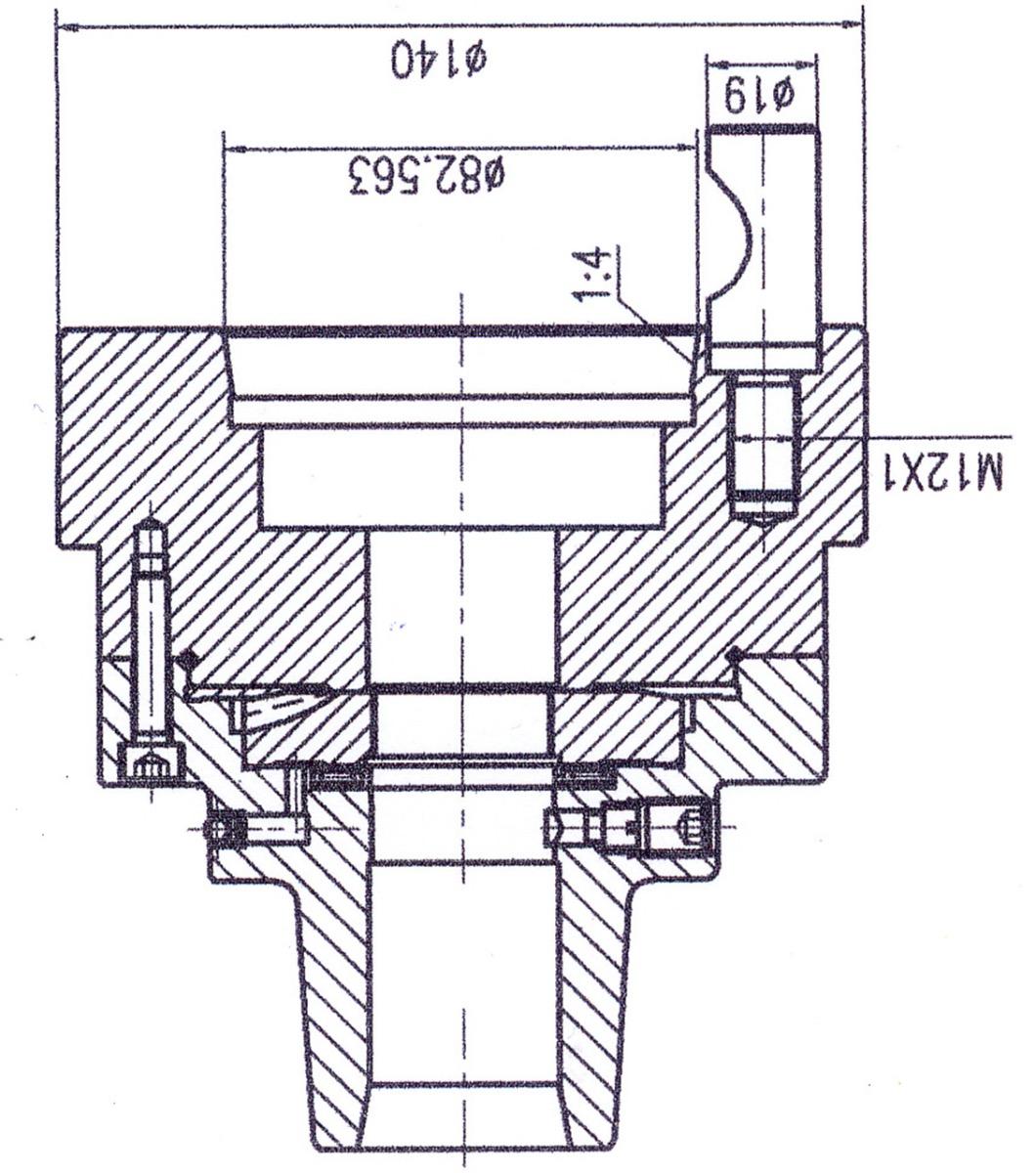 22-1093 Bernardo Spannmittel für Werkzeuge Spannzangenfutter 5C mit Aufnahme D1-5