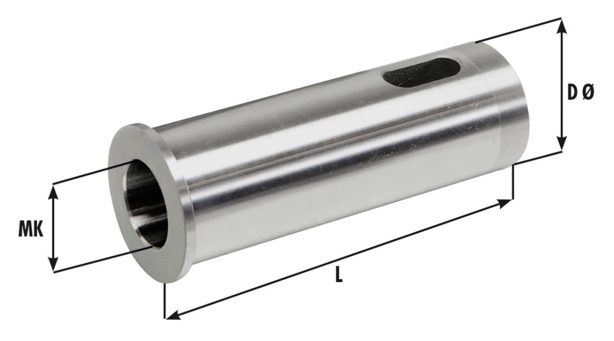 23-1024 Bernardo Spannmittel für Werkzeuge MK-Hülse diam. 30 x 90 mm für Größe A - MK 2