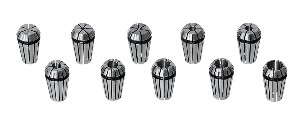 26-1020 Bernardo Spannmittel für Werkzeuge Spannzangenset ER 16, 0,5 - 10 mm, 10-tlg.