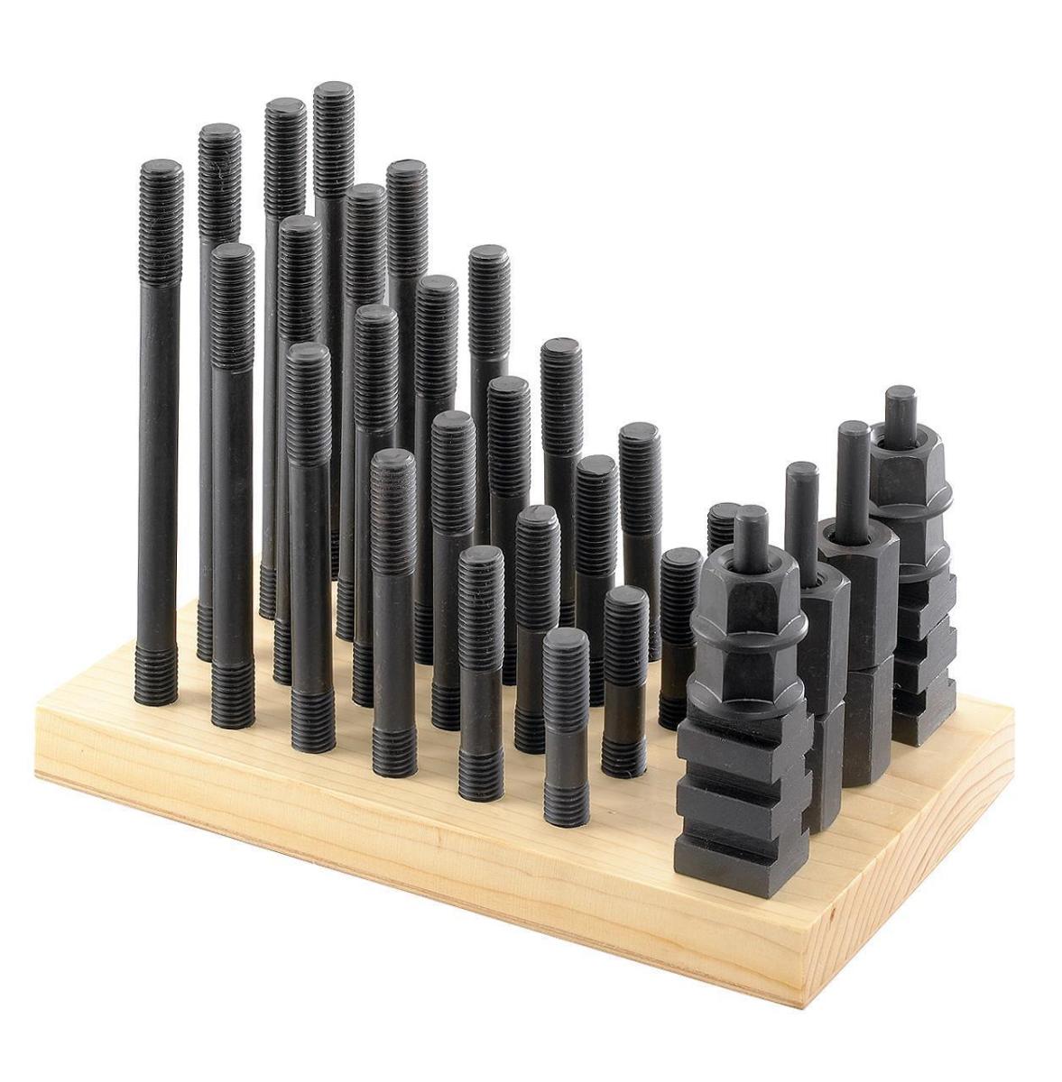 28-1007 Bernardo Zubehör für Bohrmaschinen Stiftschrauben und T-Nut-Muttern Sortiment 14 mm, M 12