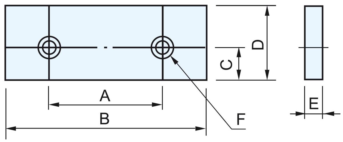 28-3030 Bernardo Backen für PHV / CHV Weiche Grundbacken FJ 1001 - 2 Stk.