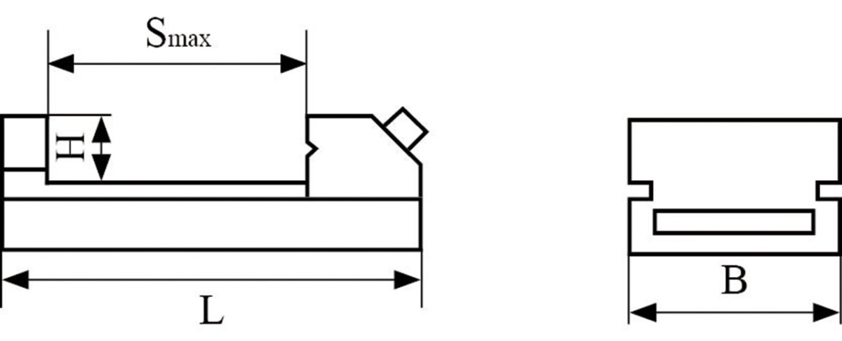 28-6000 Bernardo Schraubstöcke Präzisionsspanner QKG 50