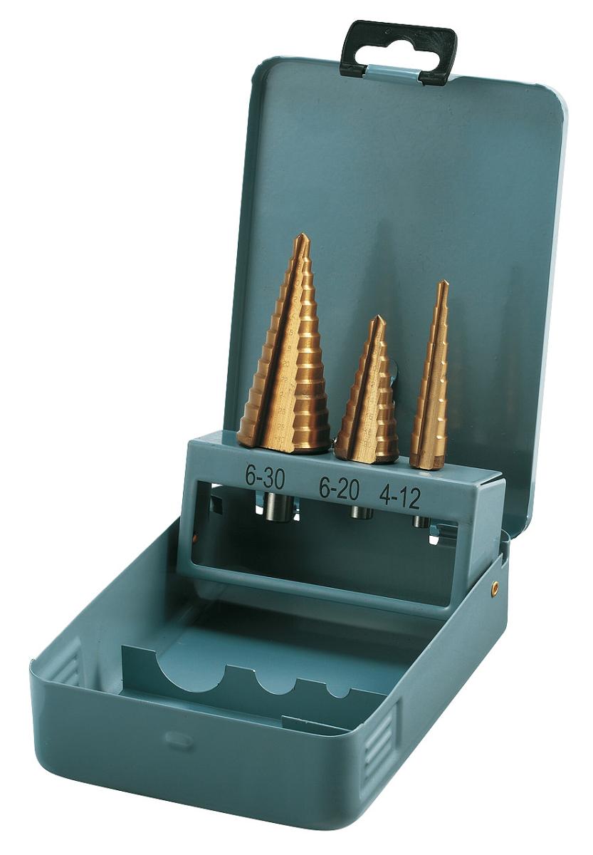 41-1060 Bernardo Zubehör für Bohrmaschinen Stufenbohrer-Set 3-tlg.